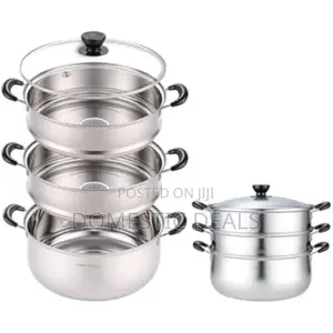 3 Tier Multi Tier Layer Stainless Steel Steamer Pot