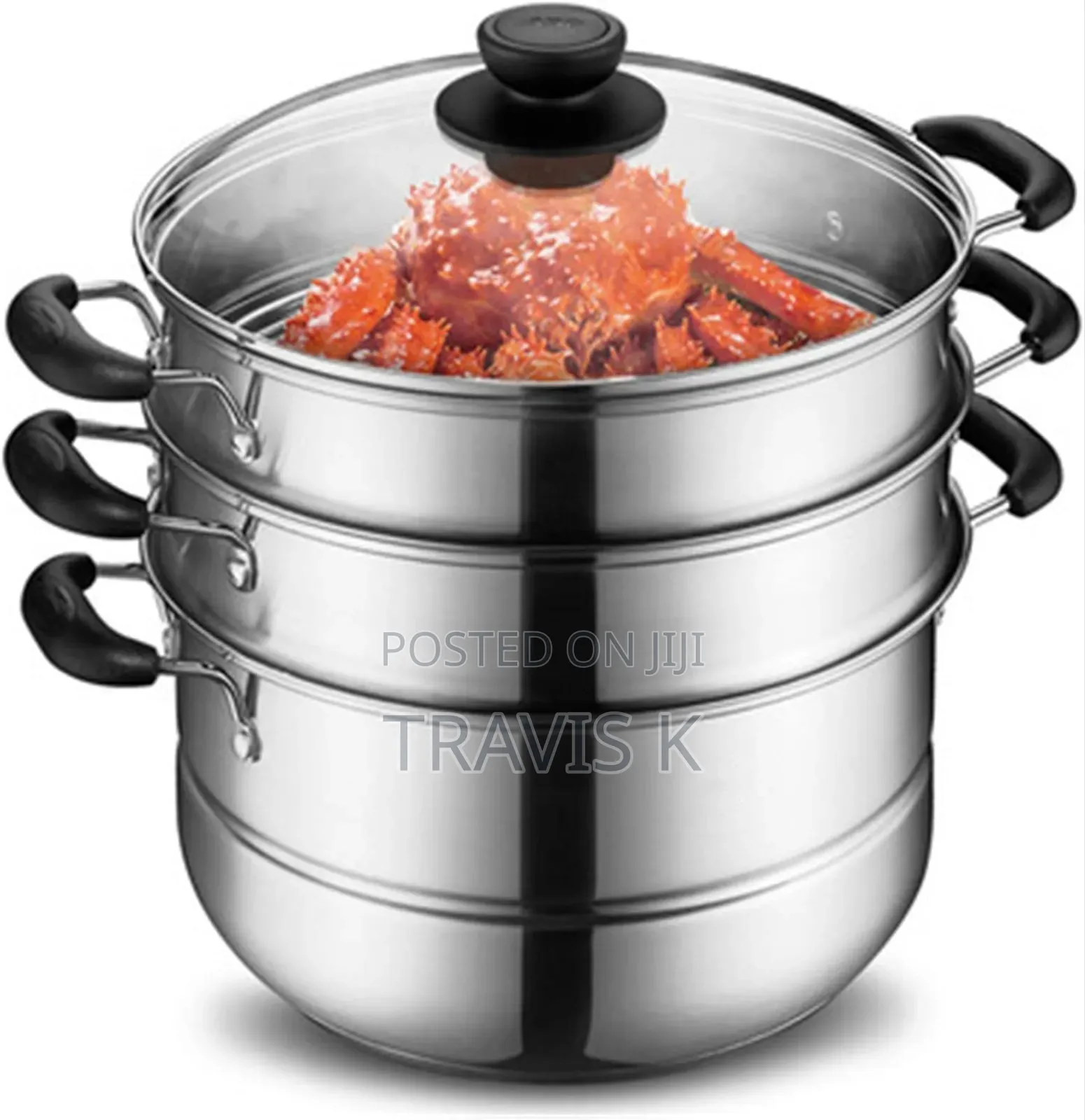 3 Tier Multi Tier Layer Stainless Steel Steamer Pot