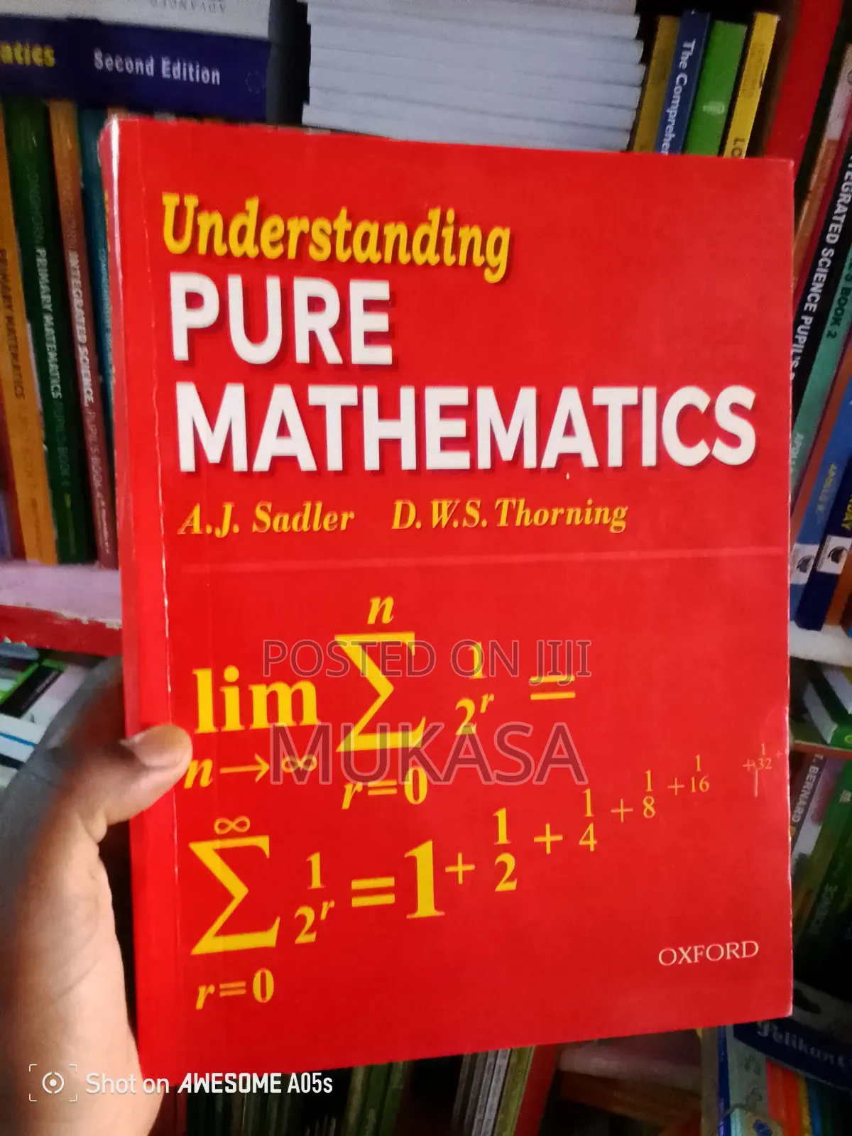 Understanding Pure Mathematics by a J Sadler