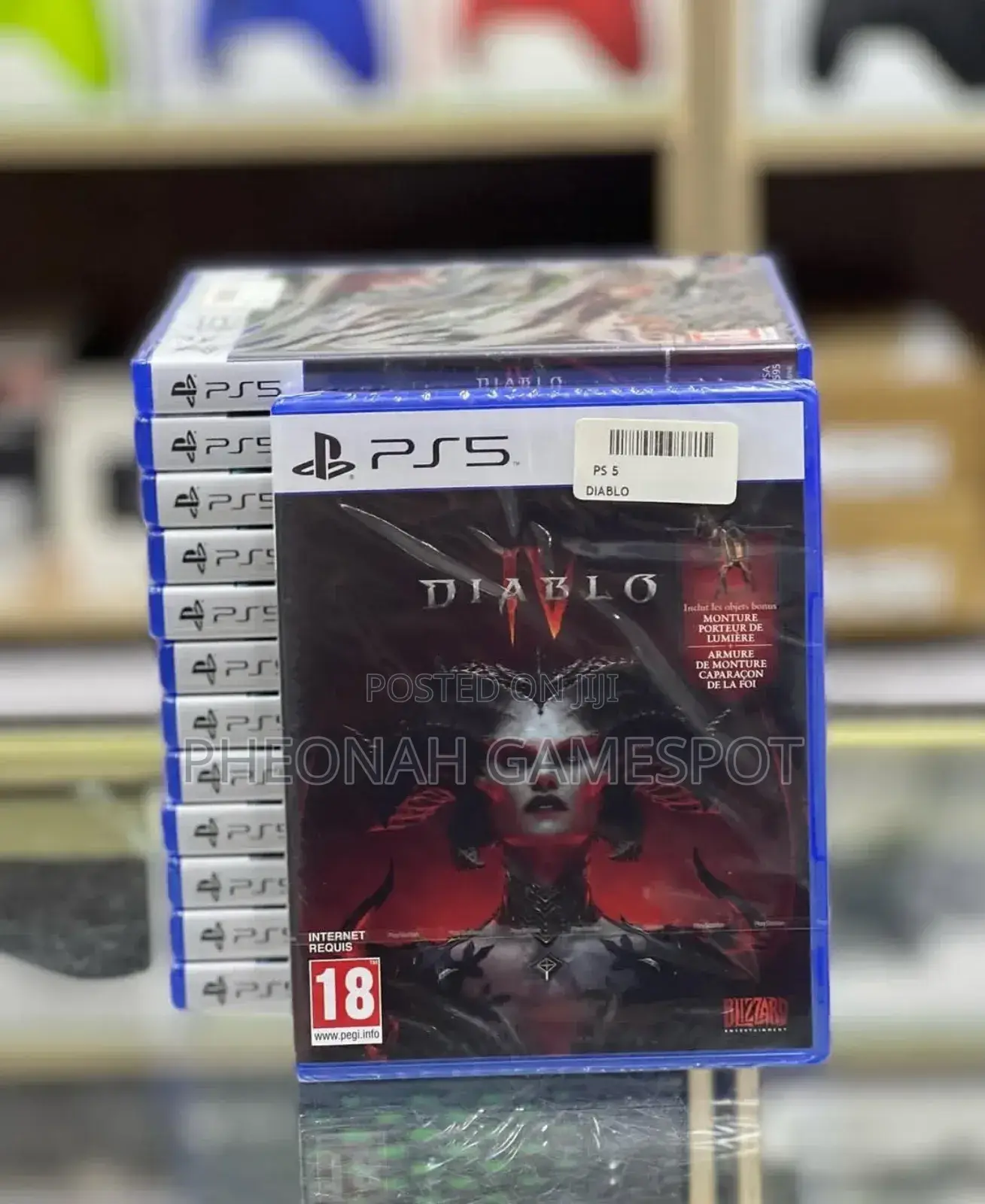 Diablo Four Game Cd for Ps5
