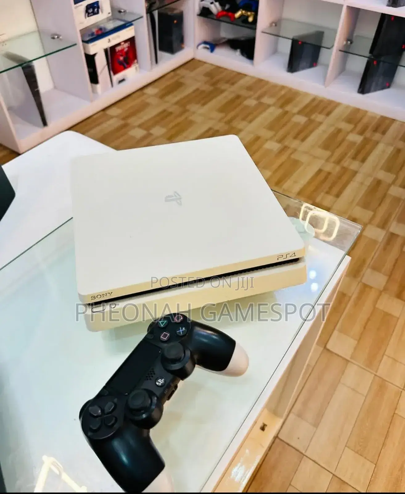 Playstation 4 Slim Ps4 Used 2 Pads 12 Games for the Boys With Vision.