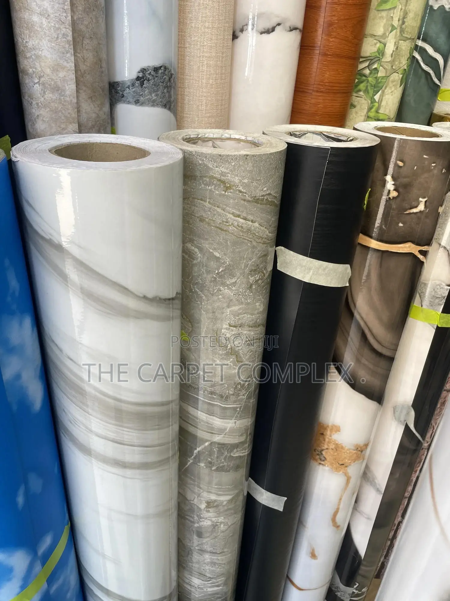 Bathroom Marble Wall Stickers Waterproof Each Meter
