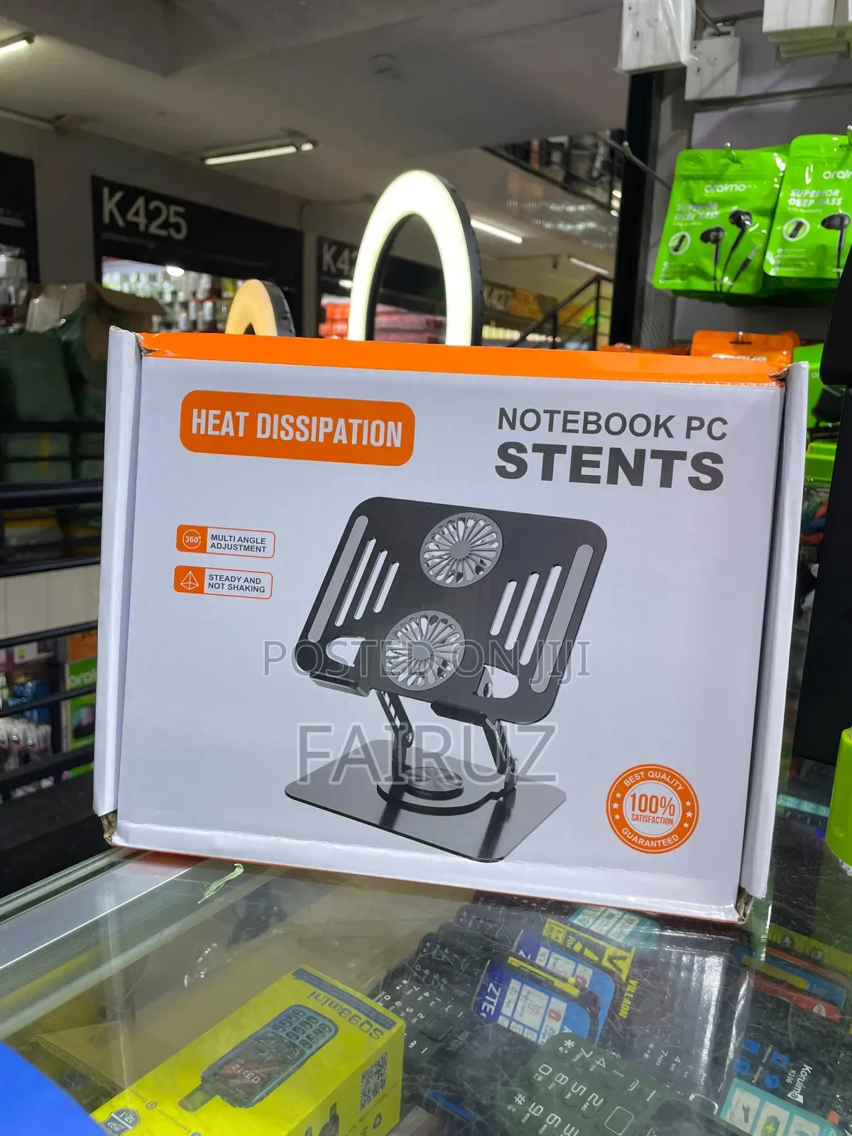 Note Book Pc Stents With Cooling Fan