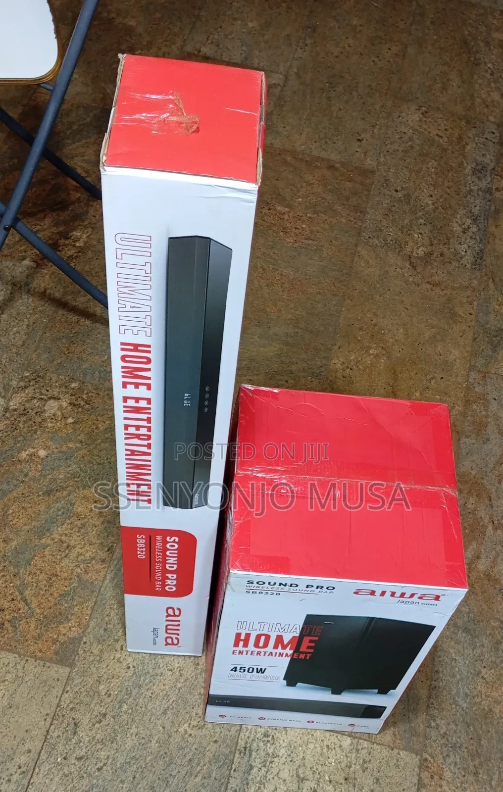 Aiwa 4.1ch Soundbar With Wireless Subwoofer – 450w Bluetooth, Hdmi Arc
