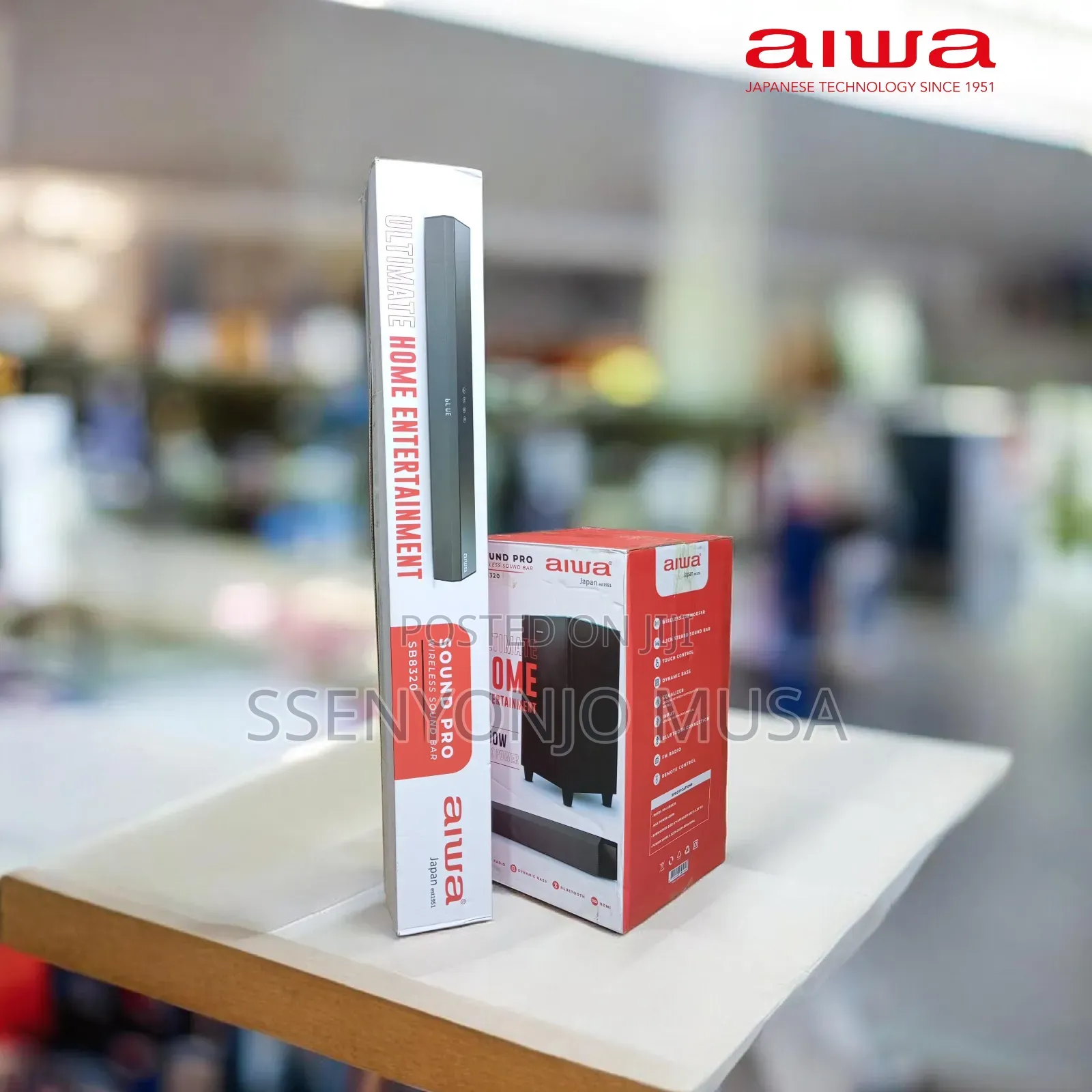 Aiwa 4.1ch Soundbar With Wireless Subwoofer – 450w Bluetooth, Hdmi Arc