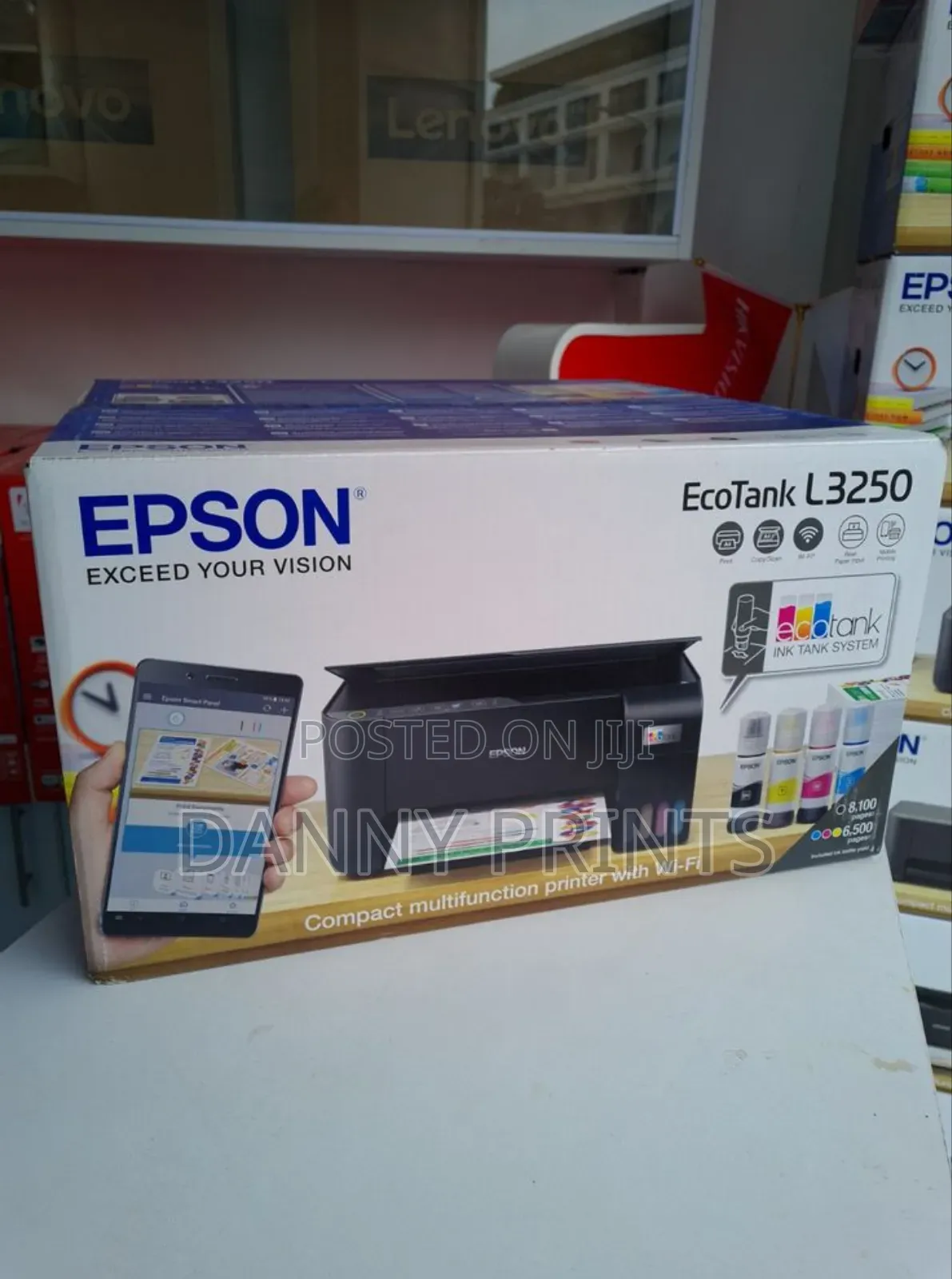 Epson L3250 Printer A4 Wi-Fi All-in-One Ecotank