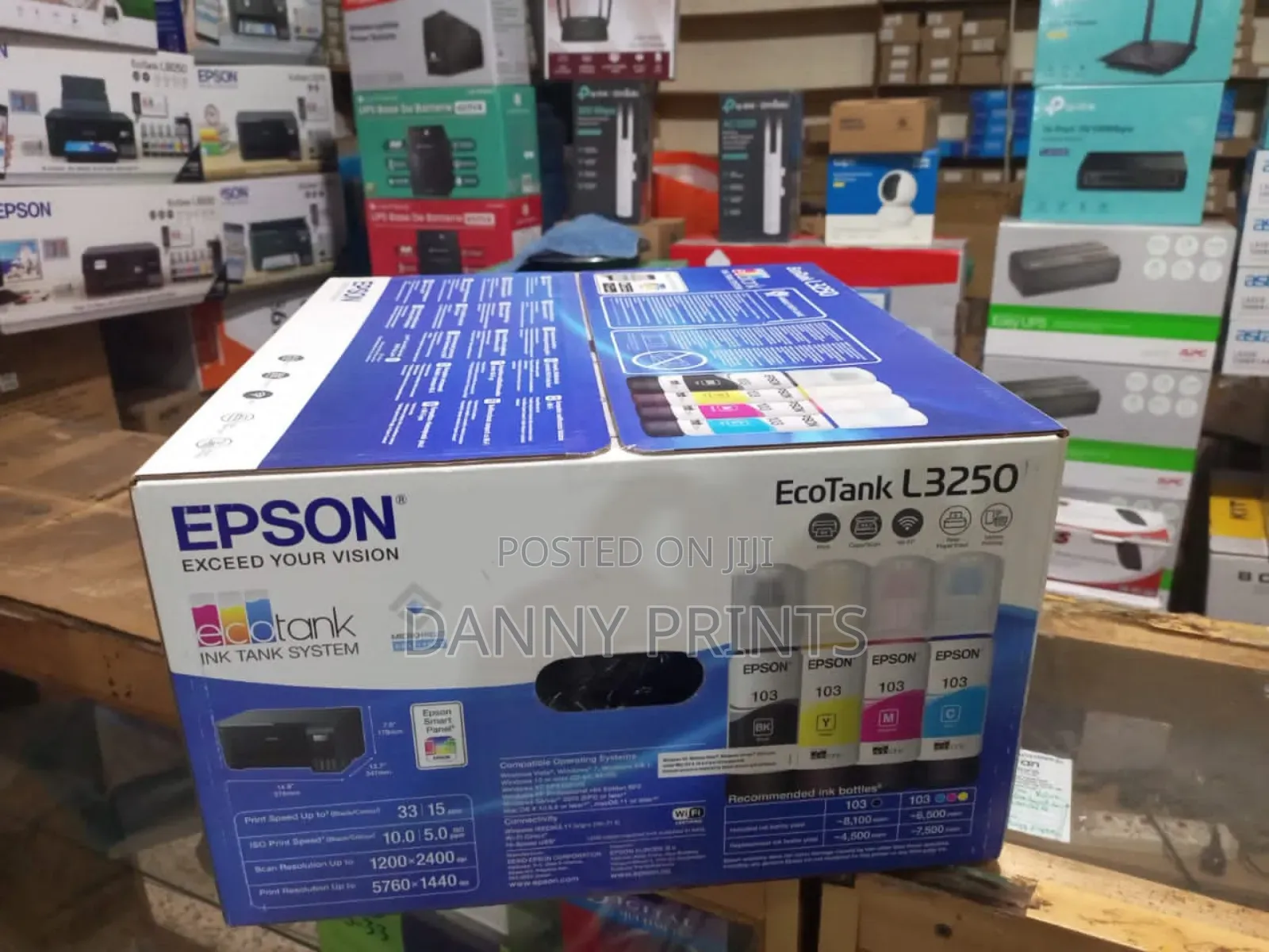 Epson L3250 Printer A4 Wi-Fi All-in-One Ecotank