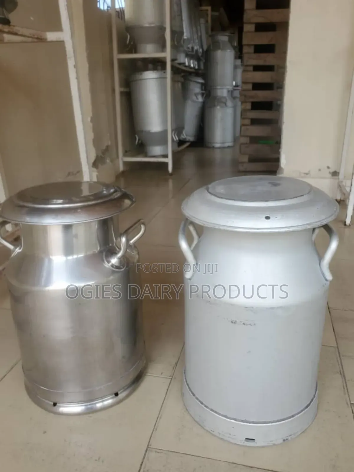 Cheese Vate , Milk Cans Old and New Ones