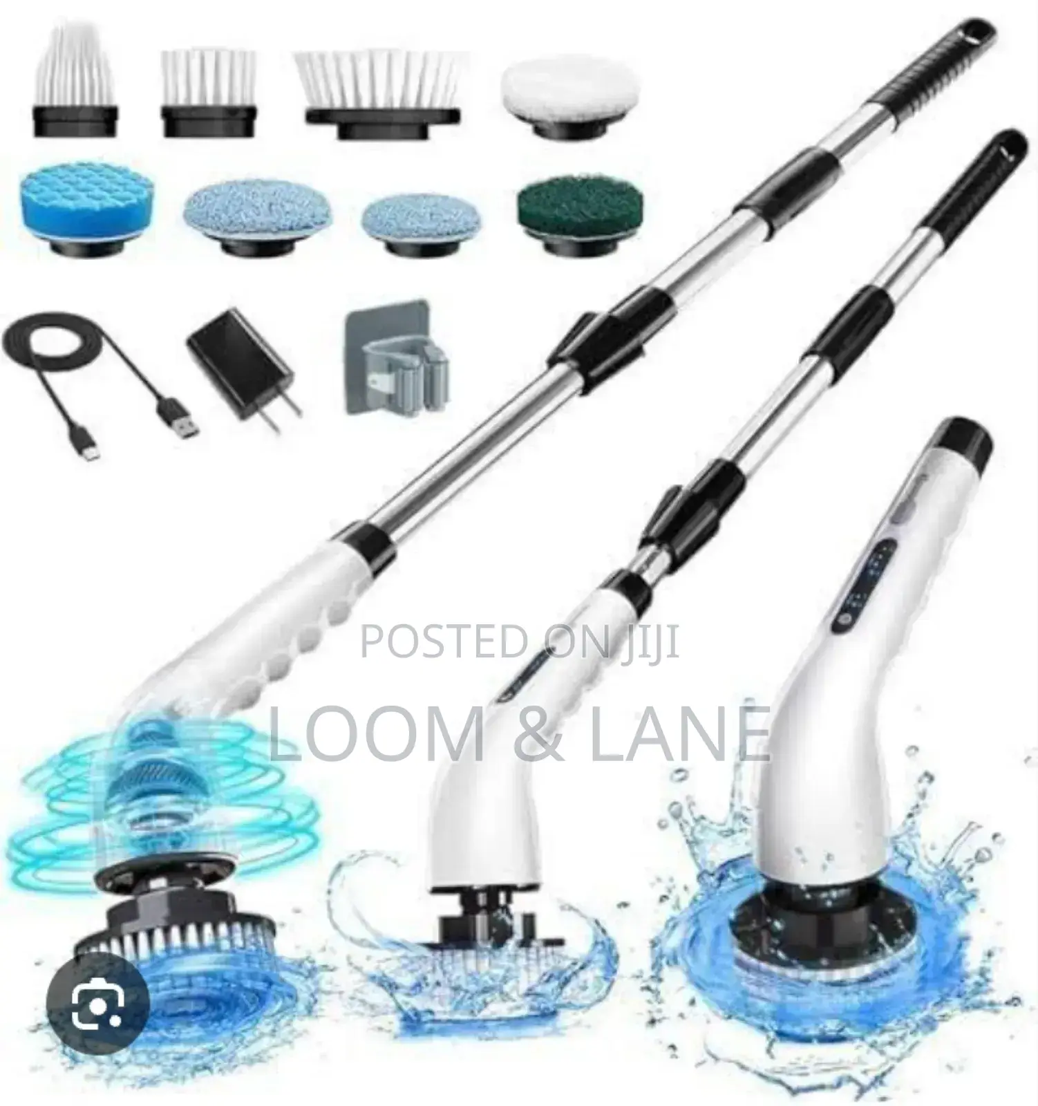 Unique Rechargeable Electric Spin Scrubbe