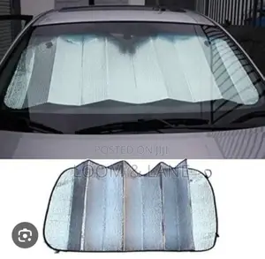 Premium Quality Accordion Metallic Reflective Car Sun Shade