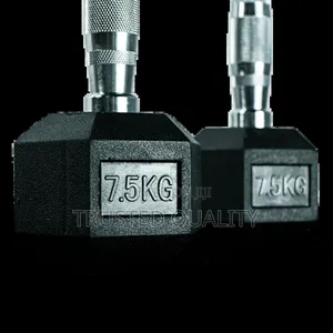 7.5kg Pair of Hex Dumbbells