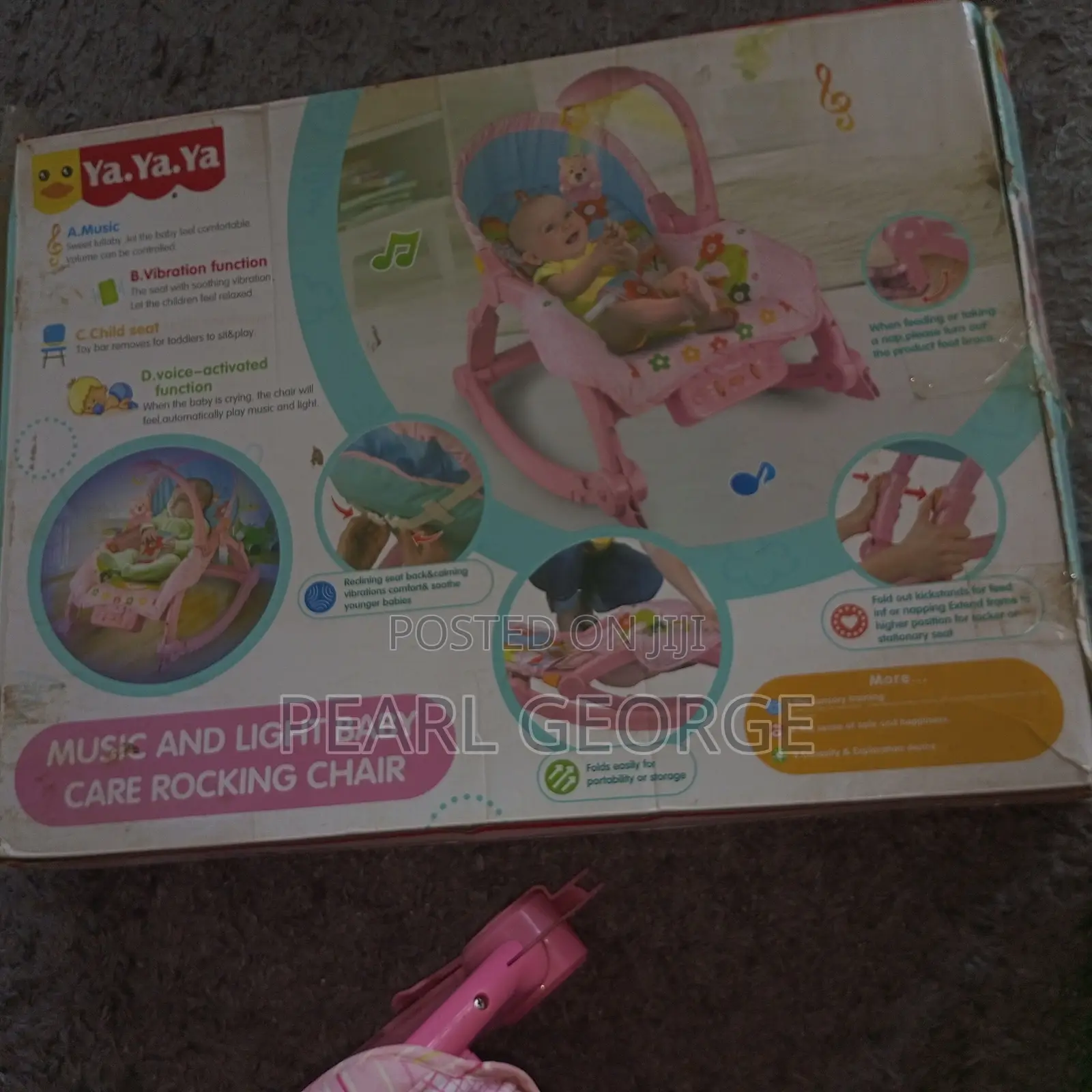 Baby Swing Rocker Bouncer With Music and Light
