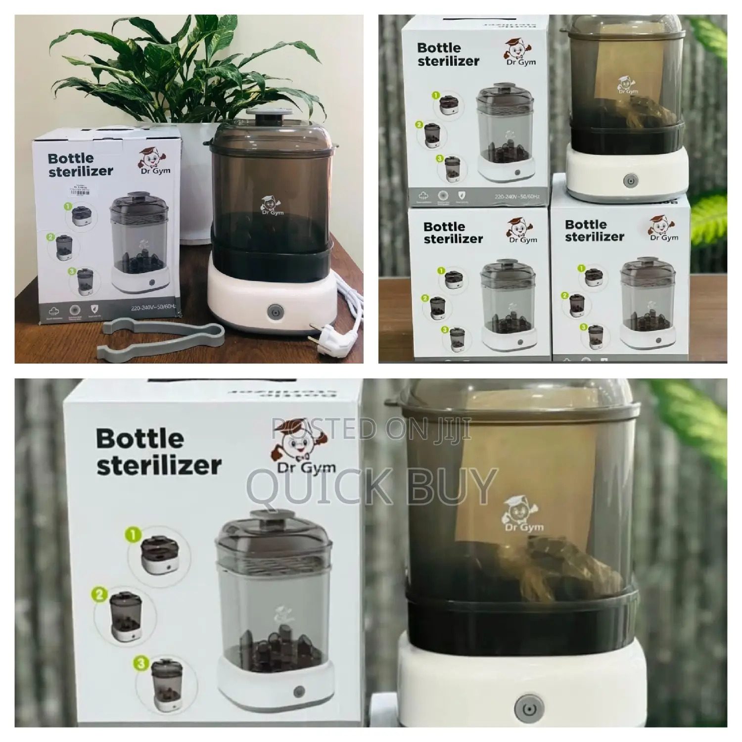 Dr. Gym 3in1 Electric Baby Bottle Sterilizer.