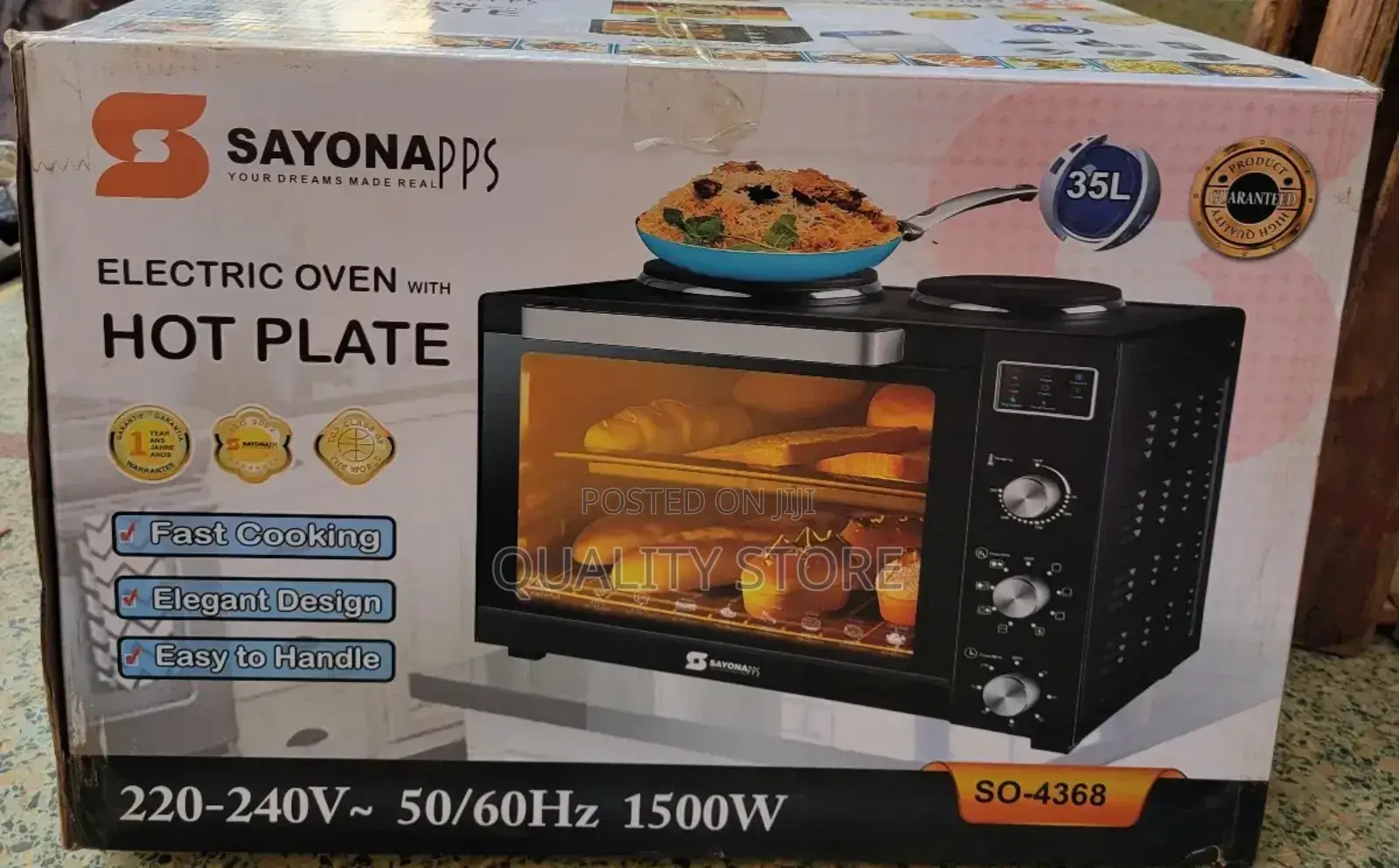 Sayona Electric Oven 35 L So-4368