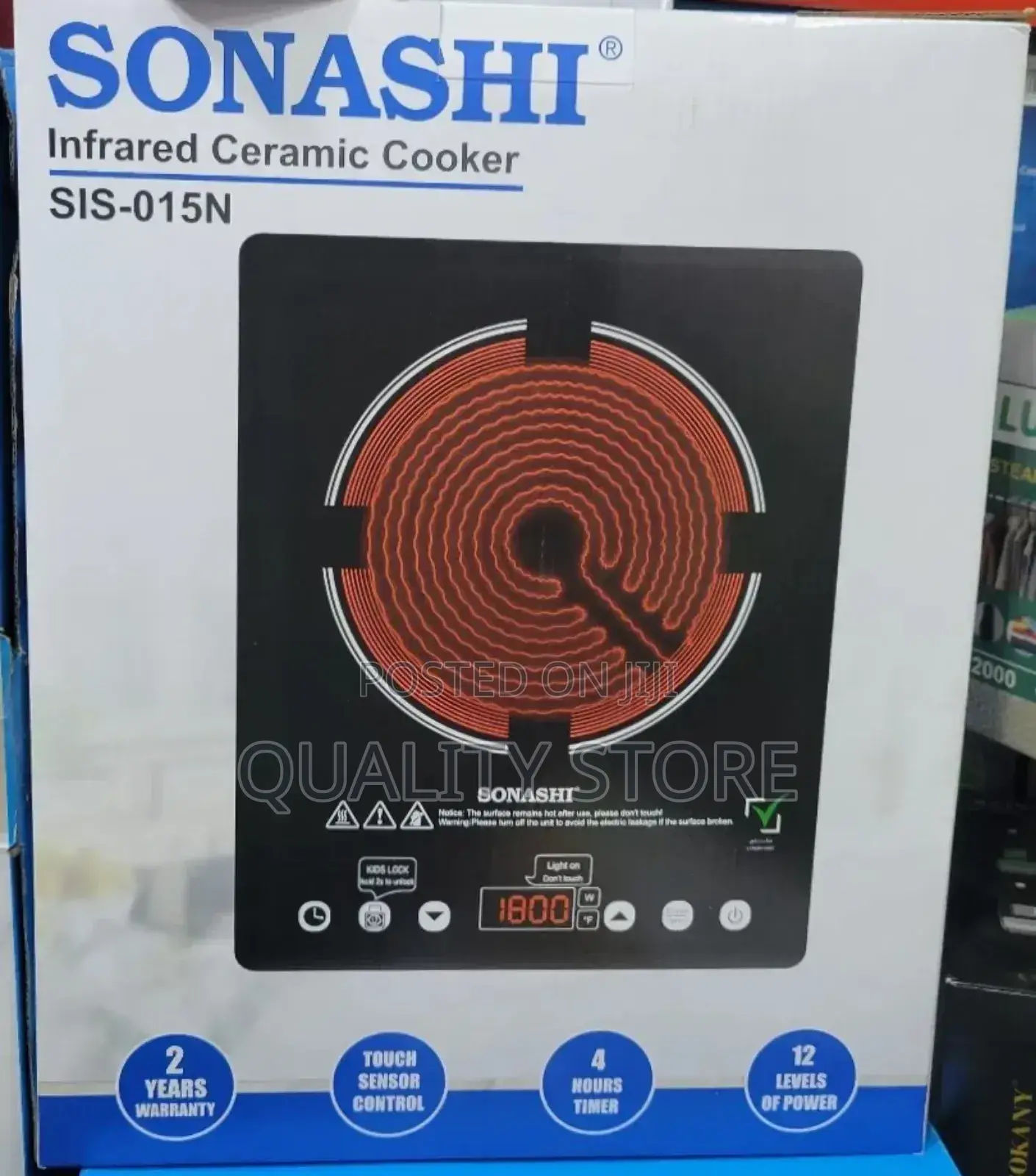 Sonashi Infrared Ceramic Cooker Sis-015n