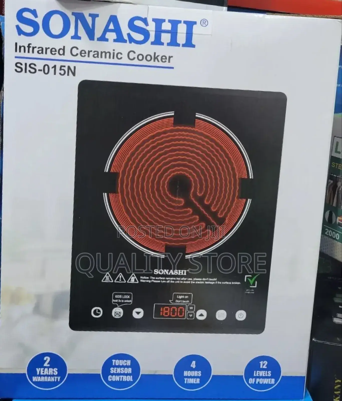 Sonashi Infrared Ceramic Cooker Sis-015n