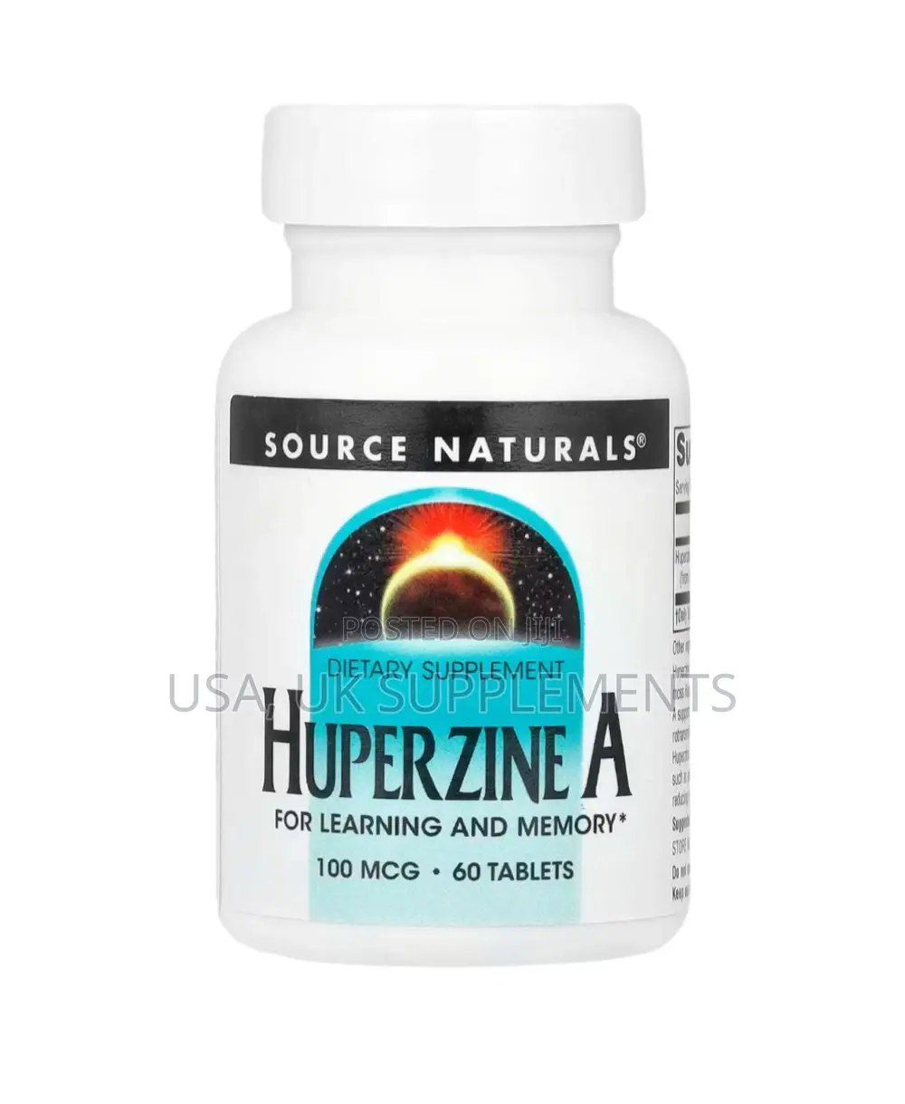 Huperzine a 100mcg 60 Tablets Source Naturals