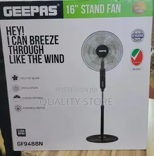 Geepas Electric Stand Fan Gf9488n
