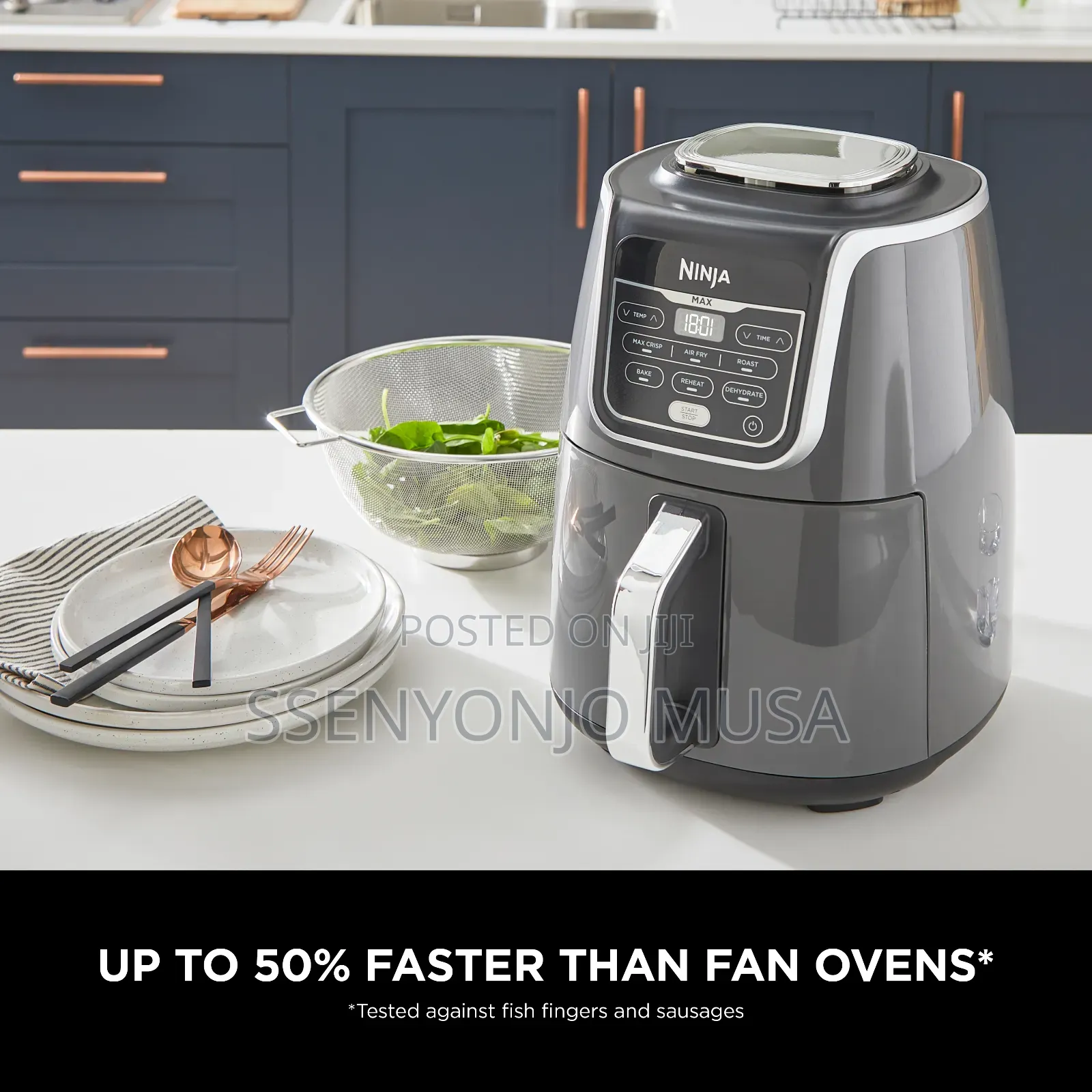 Ninja Air Fryer Max Xl 5.5qt 1800w – 7 Functions, 450°F Max Crisp