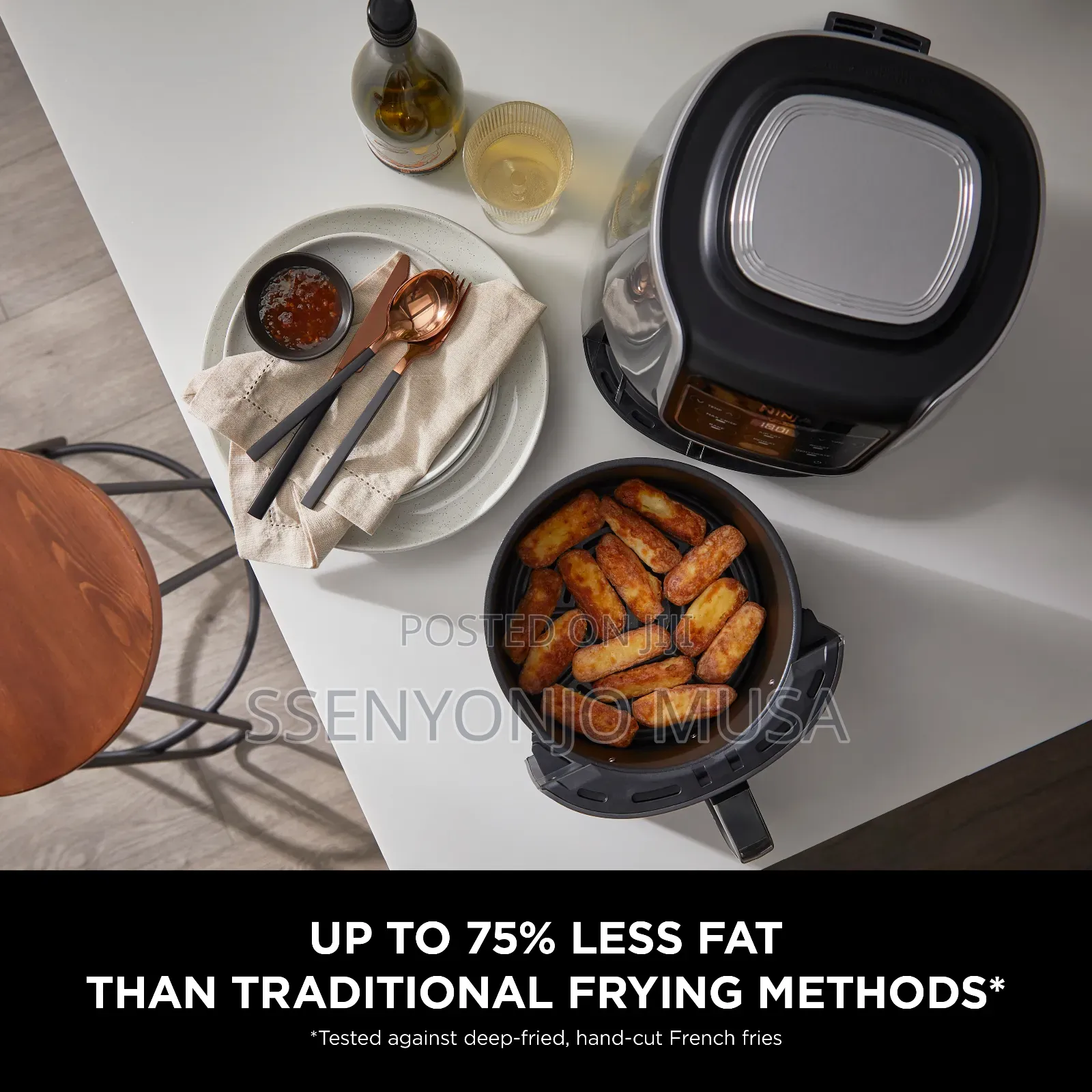 Ninja Air Fryer Max Xl 5.5qt 1800w – 7 Functions, 450°F Max Crisp