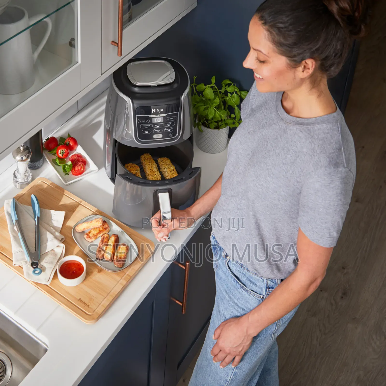 Ninja Air Fryer Max Xl 5.5qt 1800w – 7 Functions, 450°F Max Crisp
