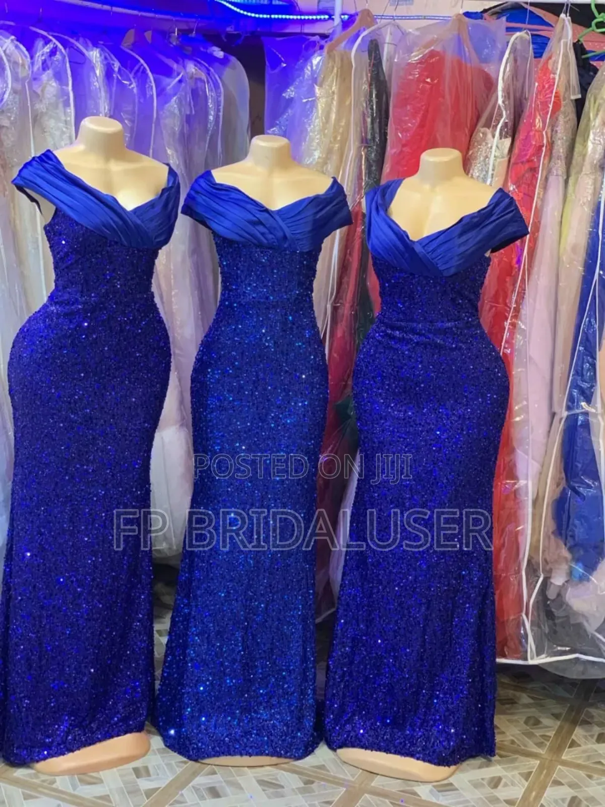 Bridesmaids Blue Changing Dresses for Hire X 4