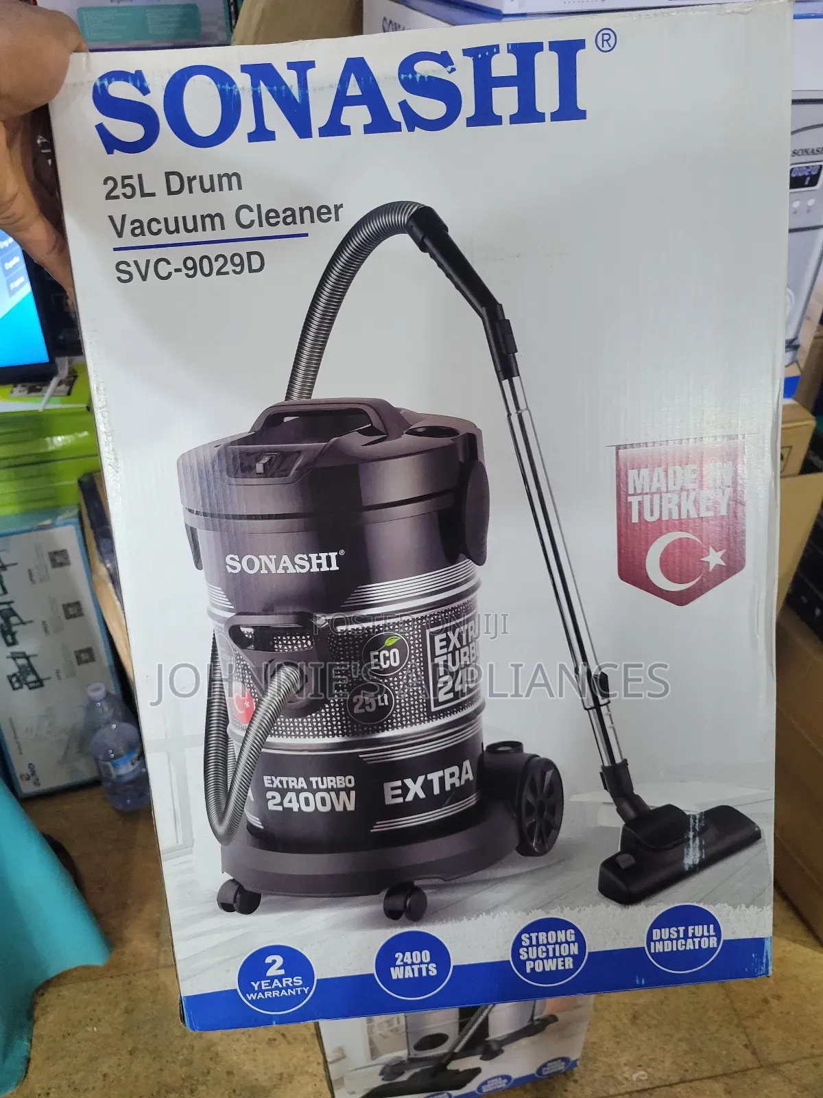 25l Sonashi Vacuum Cleaner With 2400wqtts