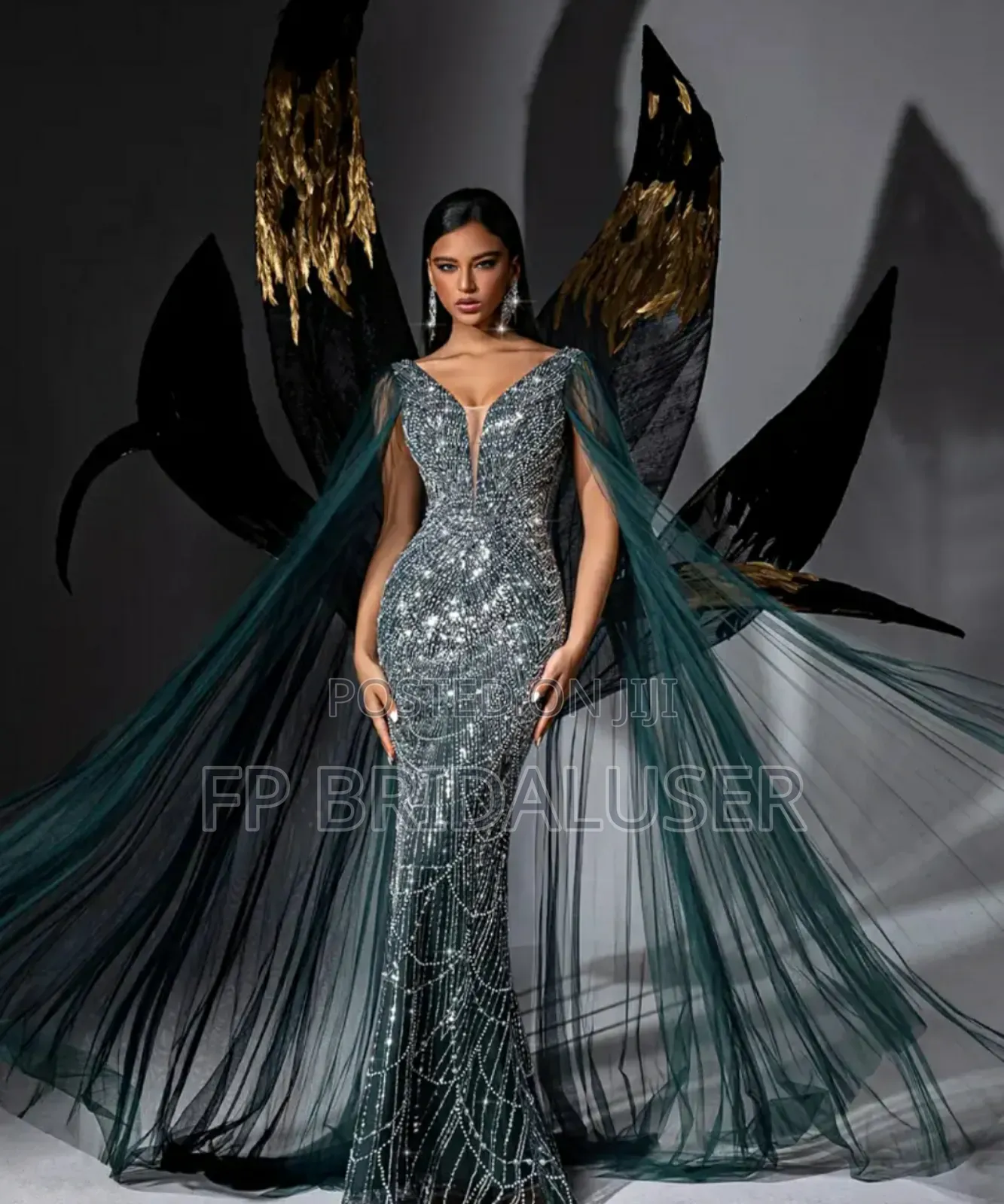 Elegant Gold Party Dress X1 for Hire