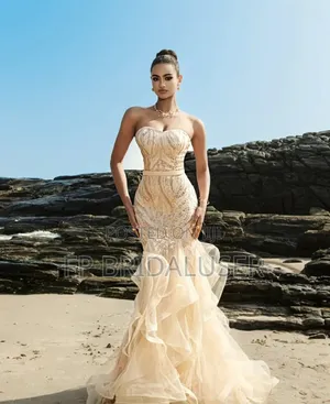 Elegant Gold Party Dress X1 for Hire