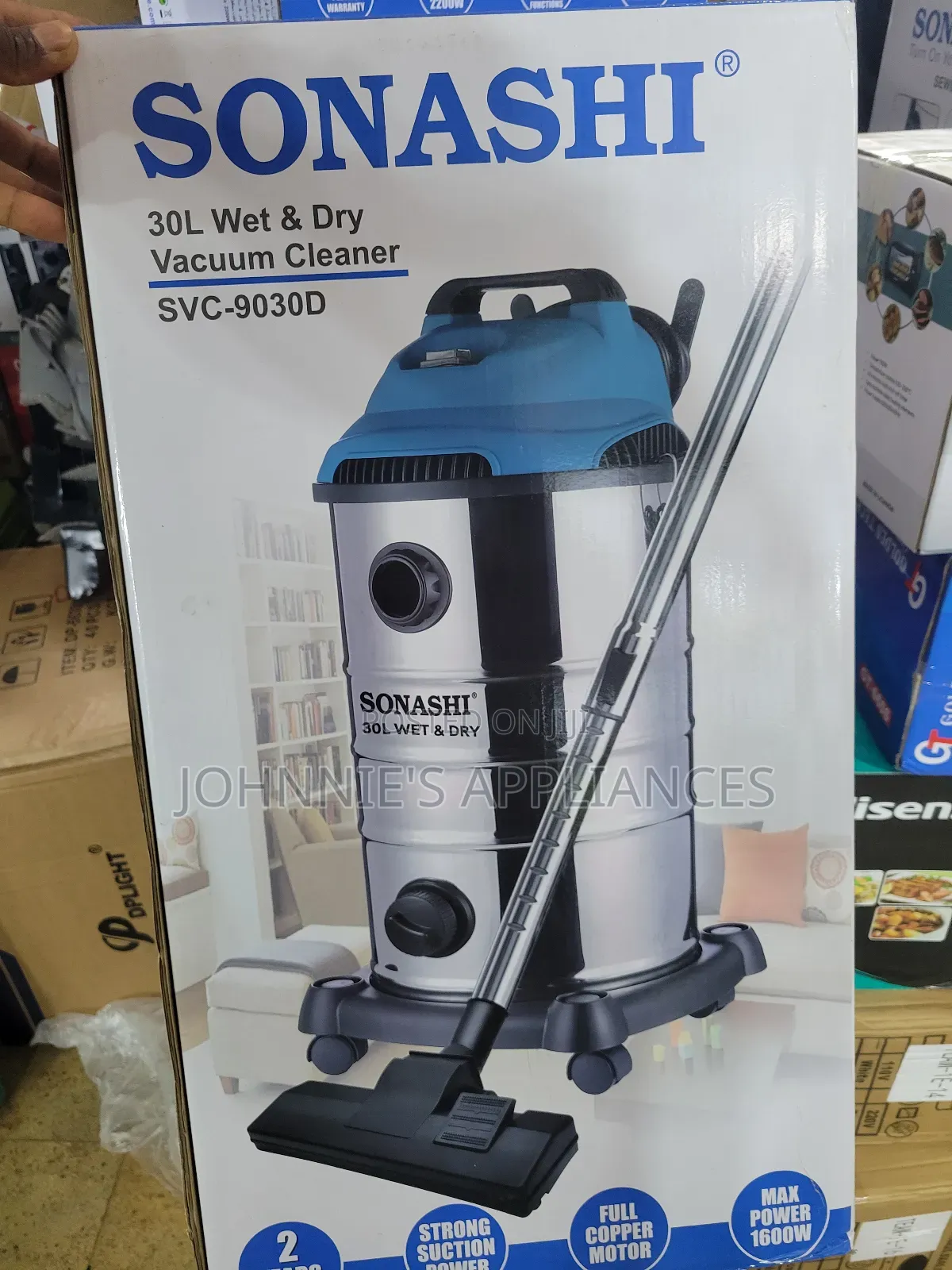 30l Wet and Dry Vacuum Cleaner SVC-9030d