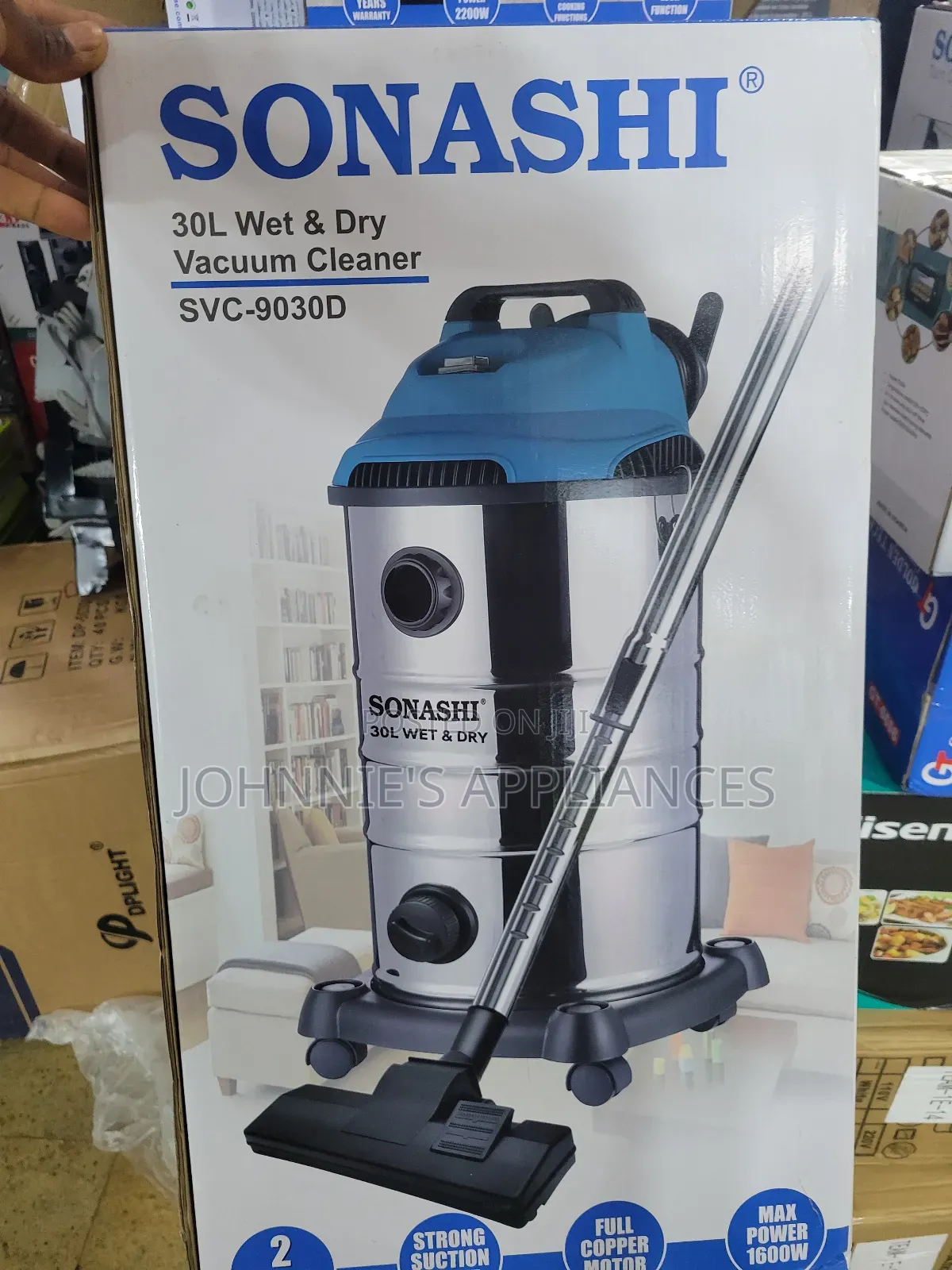 30l Wet and Dry Vacuum Cleaner SVC-9030d