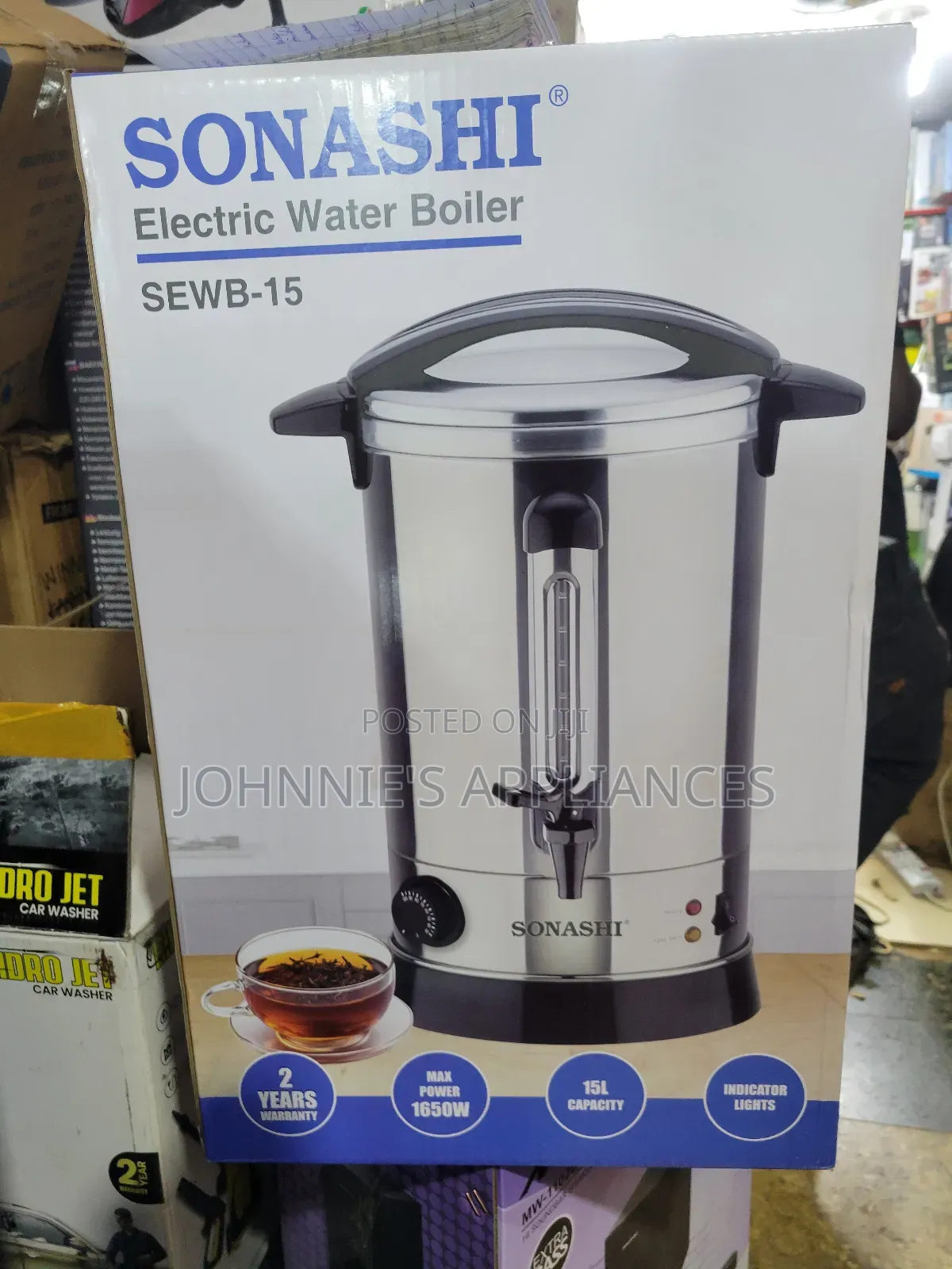 Sonashi Electric Water Boiler 15l