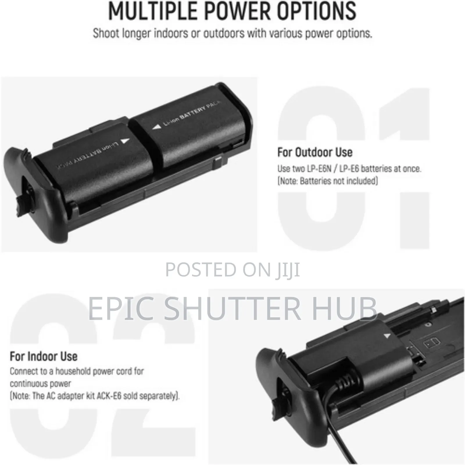 Bg-E20 Battery Grip for Canon 5d Mark Iv