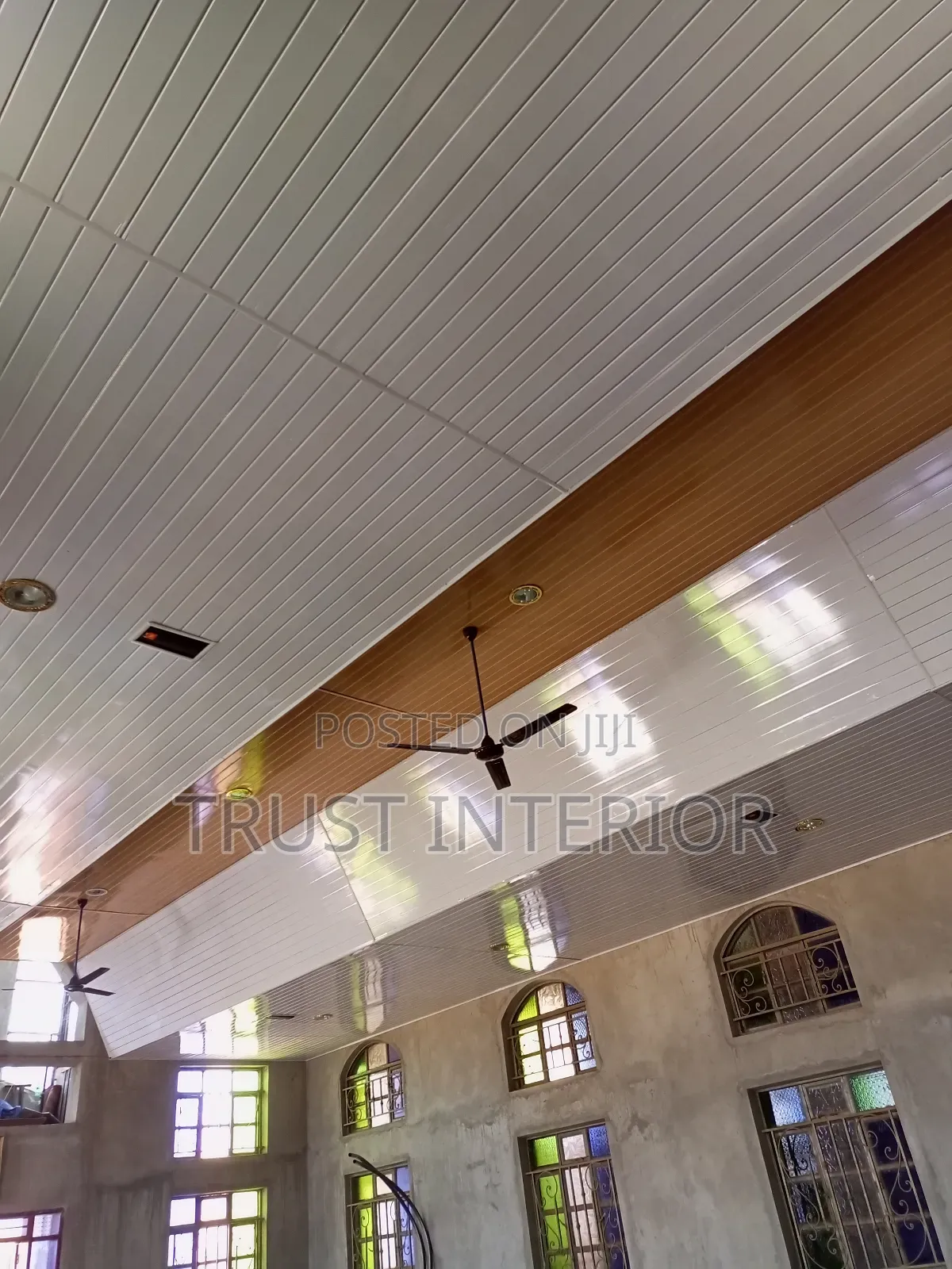 Church PVC Ceiling Installed in Luzira
