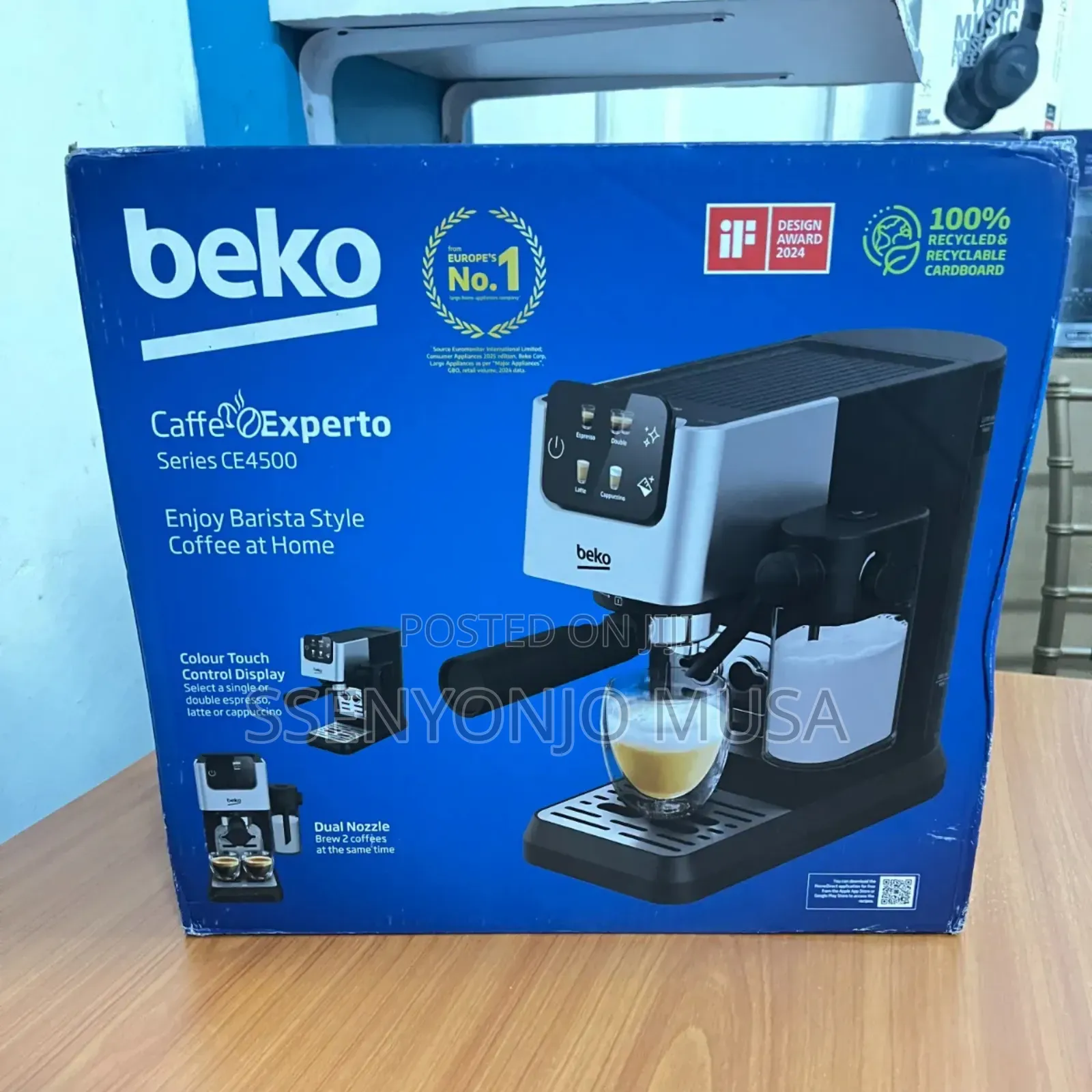 Beko Caffeexperto Cep5304x Coffee Machine – 15 Bar Espresso Maker