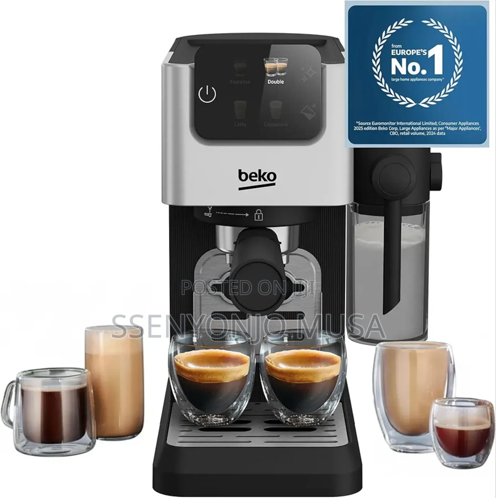 Beko Caffeexperto Cep5304x Coffee Machine – 15 Bar Espresso Maker