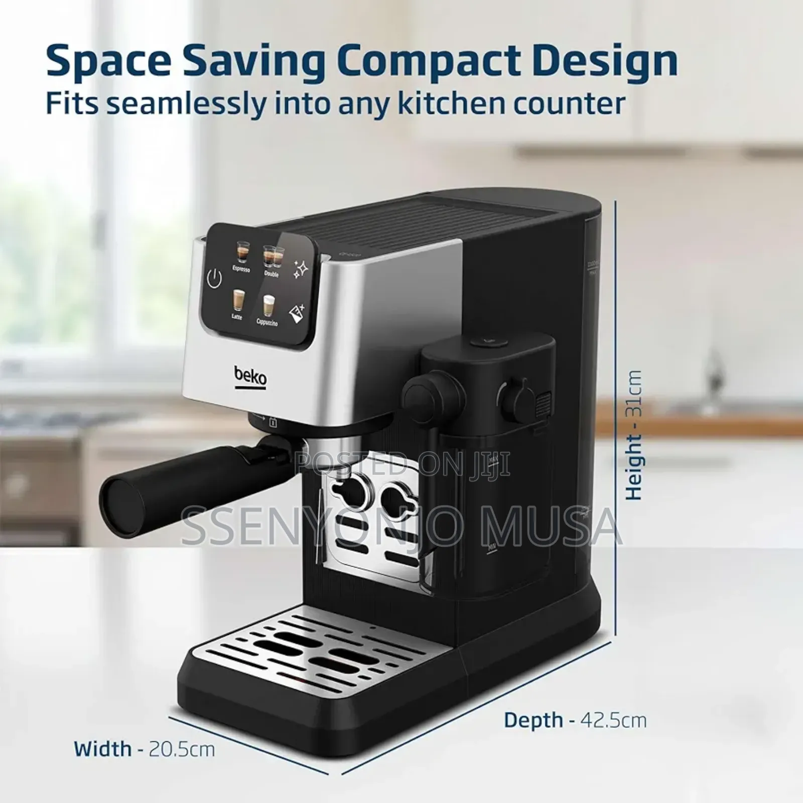 Beko Caffeexperto Cep5304x Coffee Machine – 15 Bar Espresso Maker