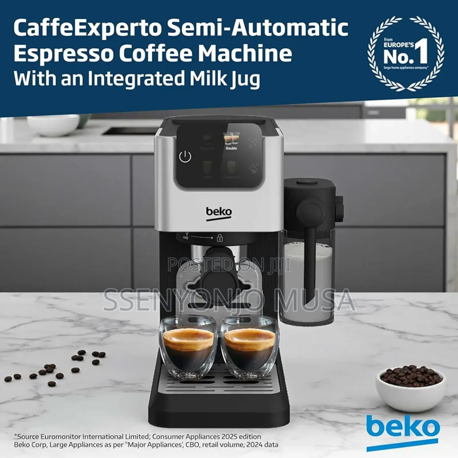 Beko Caffeexperto Cep5304x Coffee Machine – 15 Bar Espresso Maker