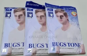 1 Piece Bugstone Undershirt 100% Cotton Premium Quality Brand