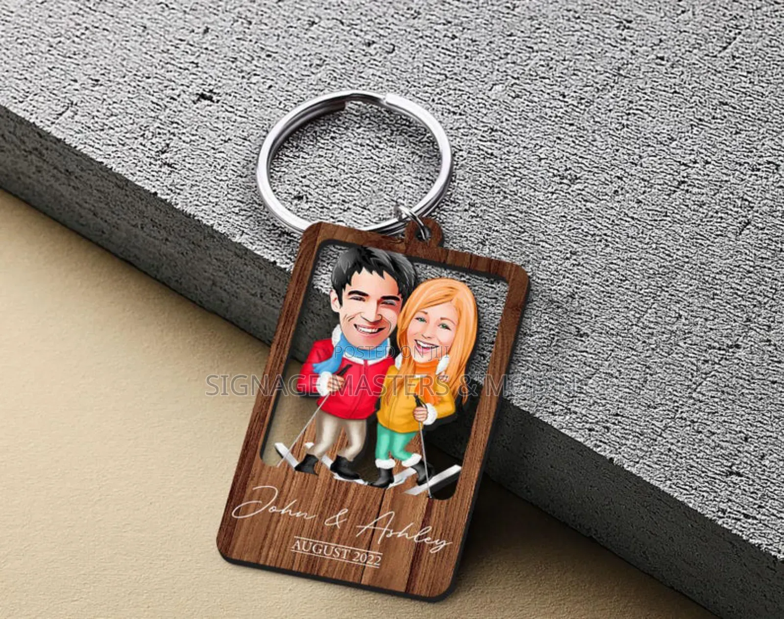 Cartoon Key Holder Uv Printed