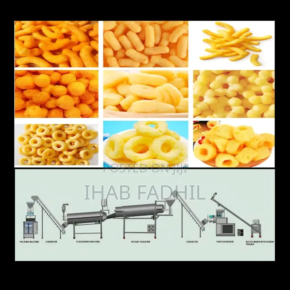 Corn Puff Snacks Machine