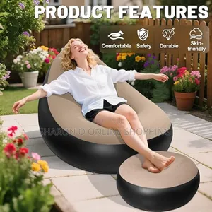 Ultra‐Comfortable Inflatable Lounge Chair and Footrest