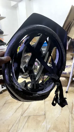 Blue Helmet Bicycle