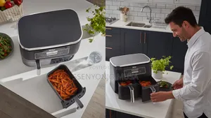 Ninja Foodi Dual Zone Air Fryer Af300uk –7.6l Dual Drawer, 6 Functions