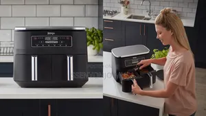 Ninja Foodi Dual Zone Air Fryer Af300uk –7.6l Dual Drawer, 6 Functions
