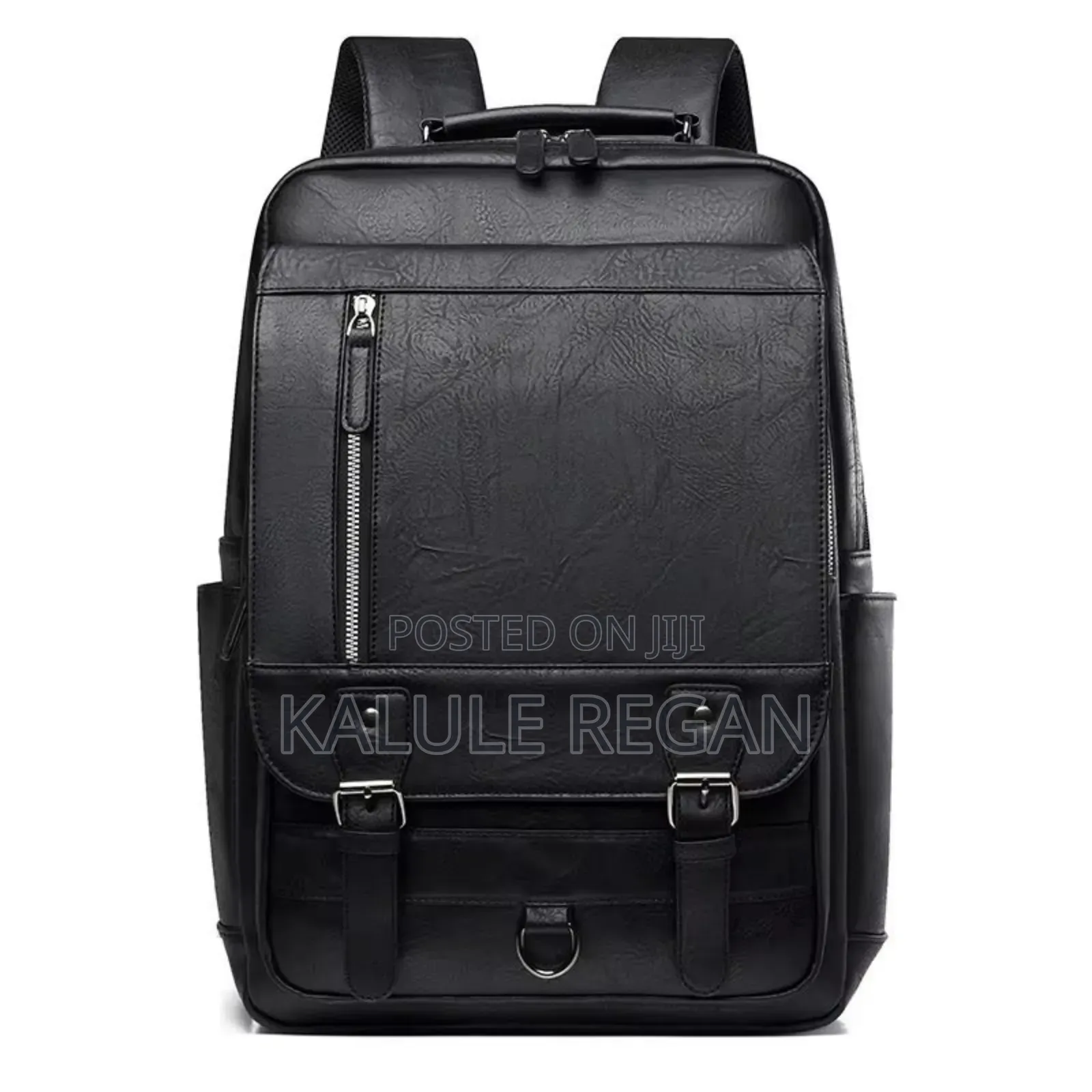 Casual Daily Commuter Leather Backpack for Men Business Laptop Back