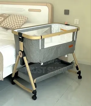 Strong Brown Baby Bed