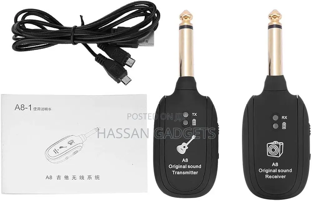 Wireless Guitar Transmitter Receiver For Electric Guitar Bass Violin