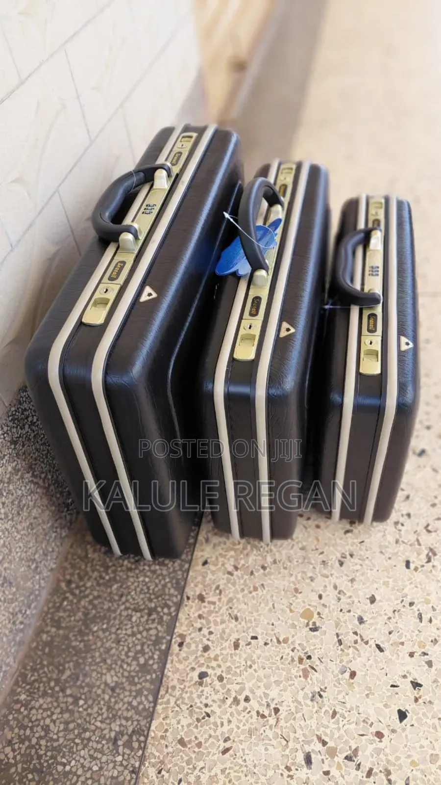 Anti-Theft Travel Briefcases With Pin Code Clasp Closure System