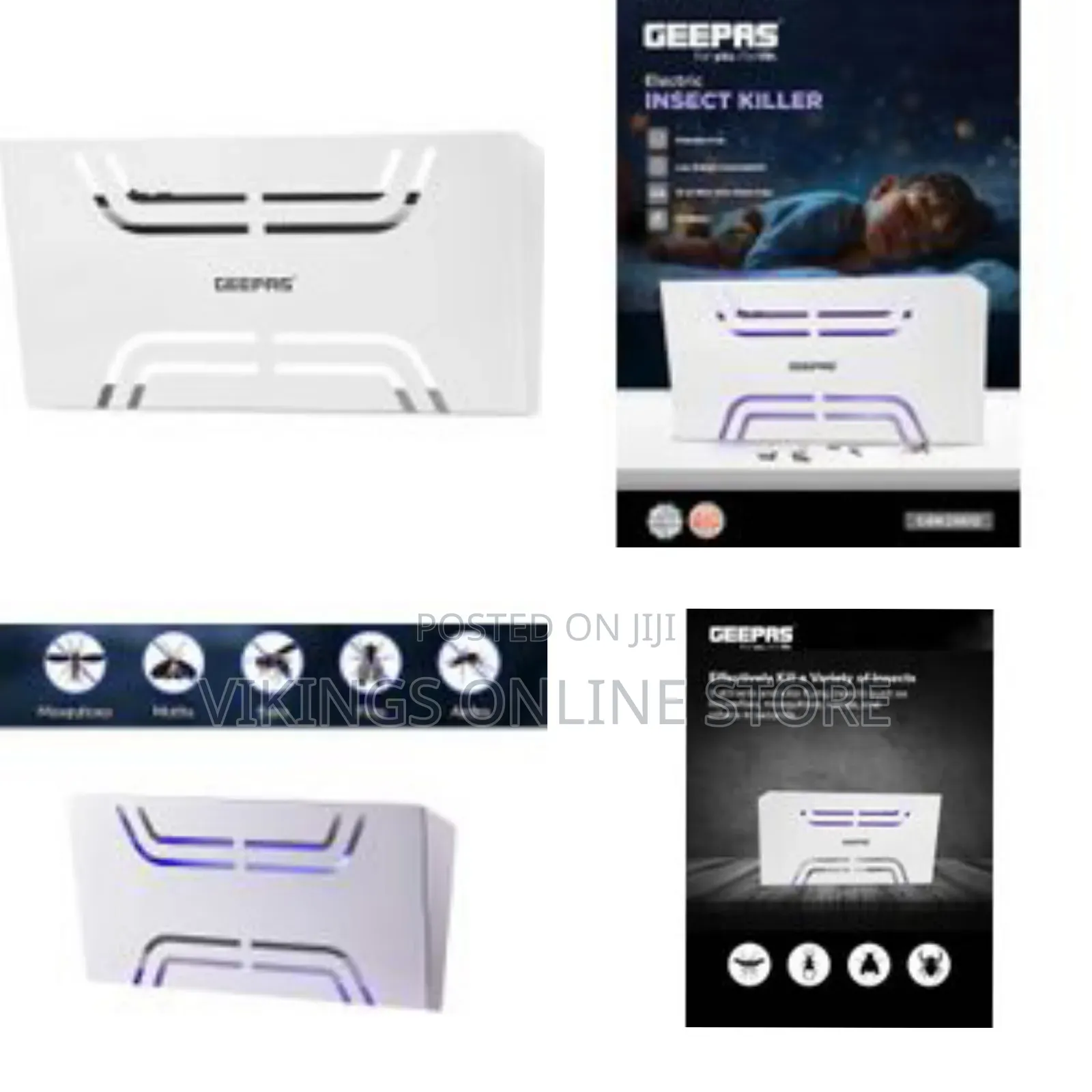 Geepas Electric Mosquito Insect Killer 20w Ultra Violet Tube Pollution